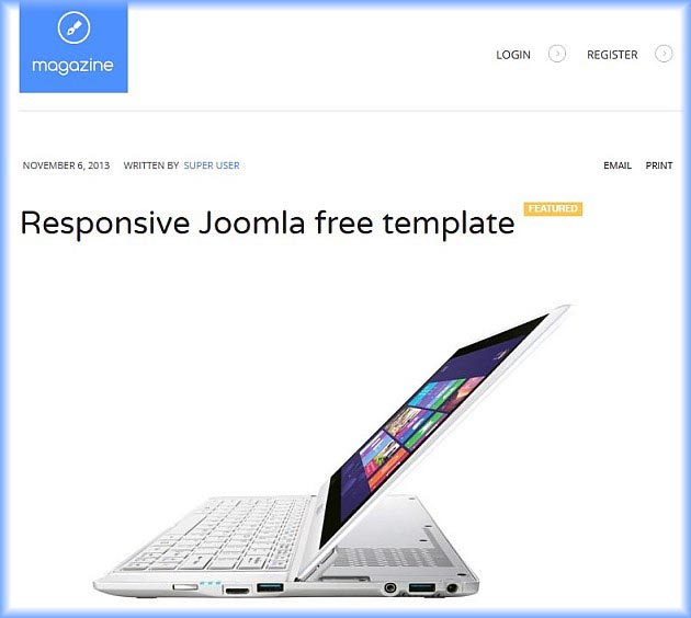 Шаблон Nine In One для Joomla gk-magazine